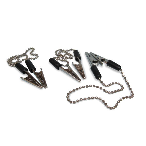 10 Pack Patient Bib Clips Chains Napkin Holder Assorted Color Dental Tattoo