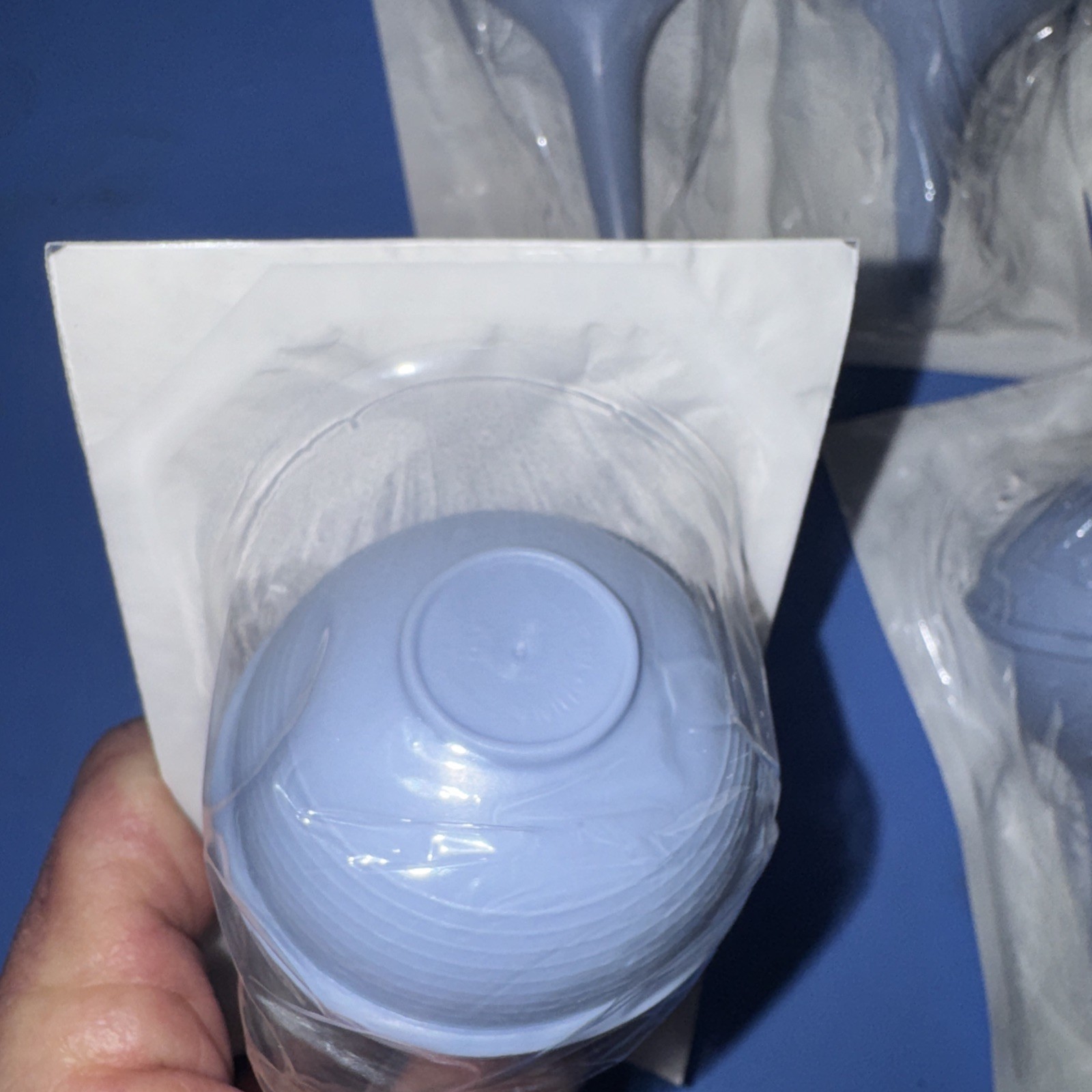 NEW Sterile Ear Bulb Syringe, Hand Bulb 2 Ounce Nose 60ml 2oz pack of 5 BLUE