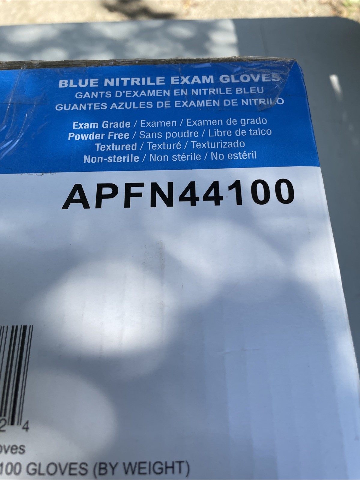 First Aid Only M550MED Nitrile Exam Gloves, Medium -10 x 100 Pack 1000 total