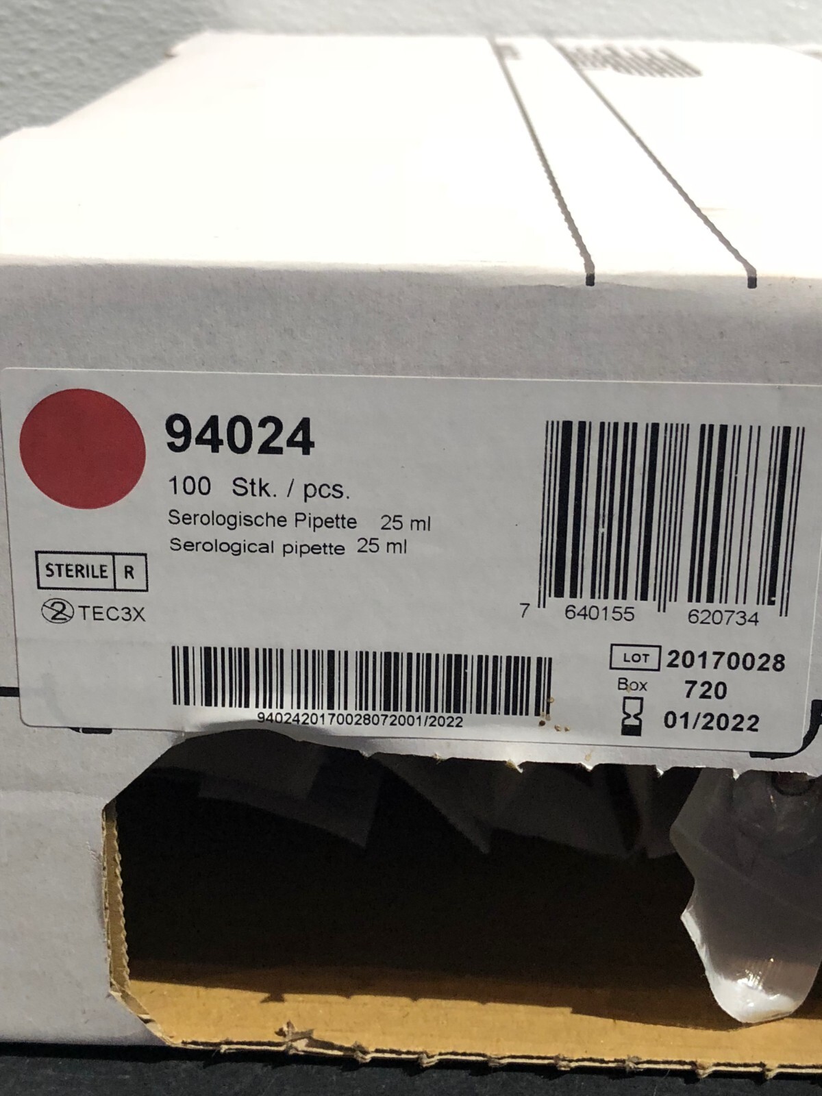 TPP Serological Pipette 25mL 94024