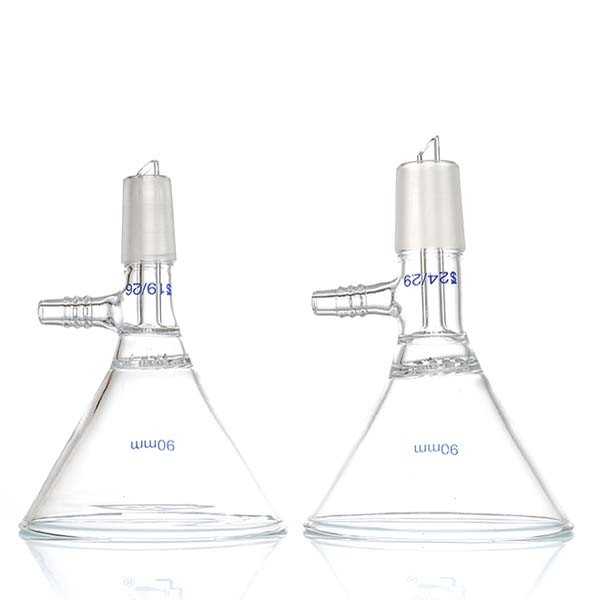 Bulk Buy 50mm – 150mm Transparent Glass Filter Funnel with Standard Joint CA