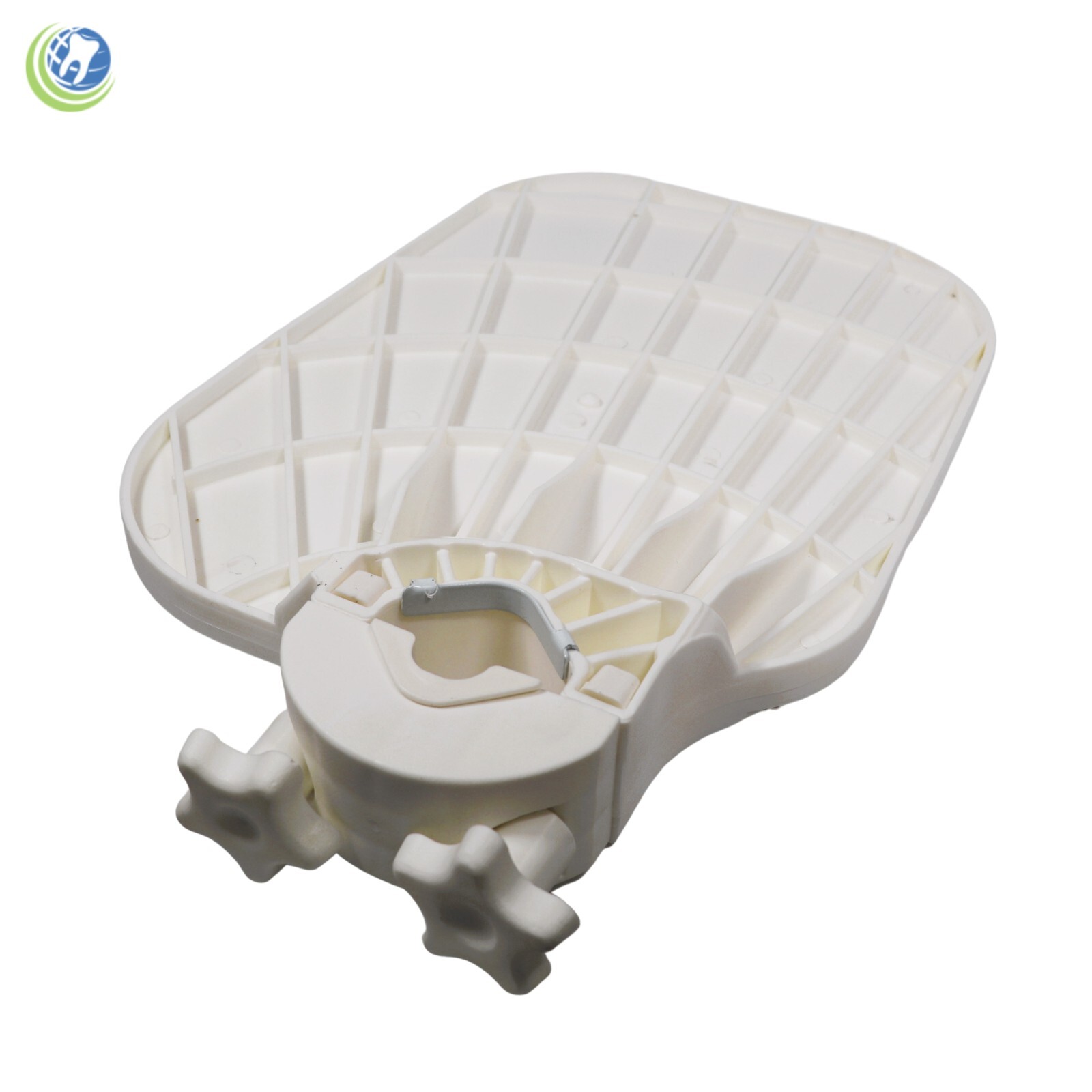NEW DENTAL POLE POST MOUNT UTILITY ACCESSORY SHELF TRAY TABLE MEDICAL WHITE