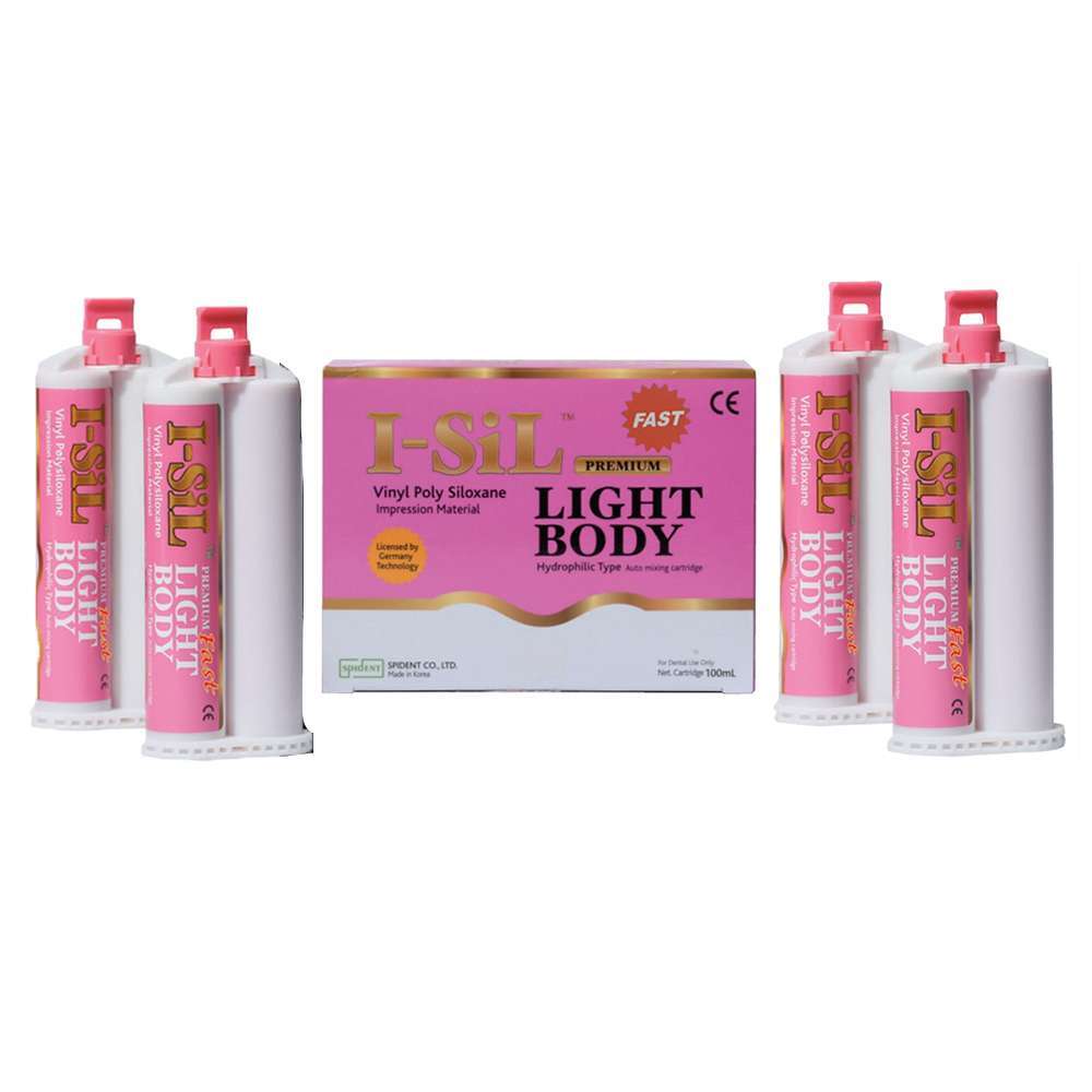 I-Sil Premium Light Body Fast Set 4 – 50 mL Cartridges VPS Impression