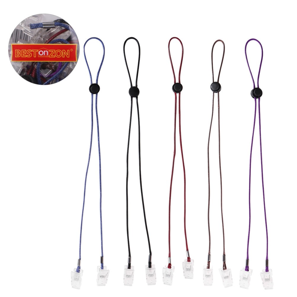 5 Pcs Napkin Clip Chain Lanyard Strap Bib Holder for Everyday Use