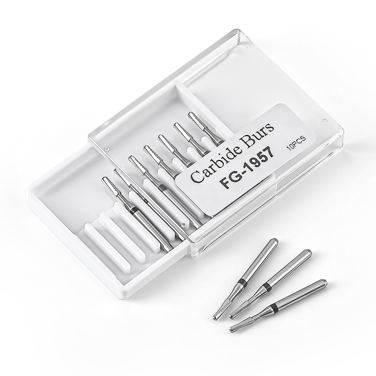 USA Dental Tungsten Carbide Burs FG 1.6mm Metal Cutting for High Speed Handpiece