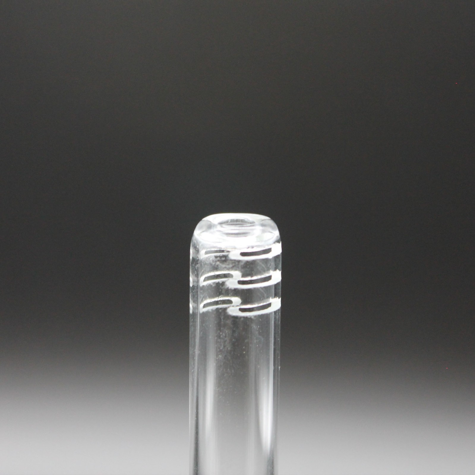 Clear Pyrex Borosilicate Lab Glass 18mm / 18mm Downstem (2.5-7″)