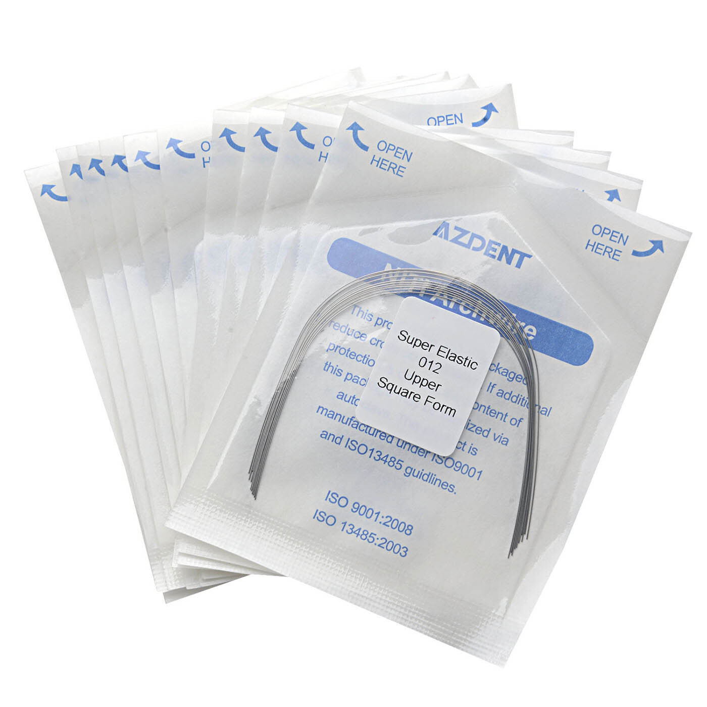 AZDENT Dental Orthodontic Super Elastic Niti Arch Wire Ovoid/Nature/Square Round