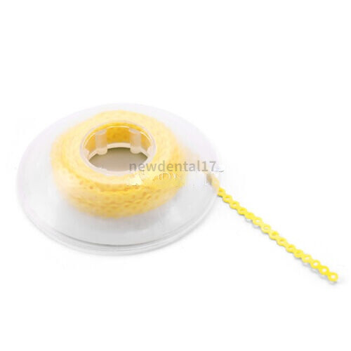 10PC Dental Orthodontic Elastic Rubber Power Chain Braces Bands Short/Long/Close