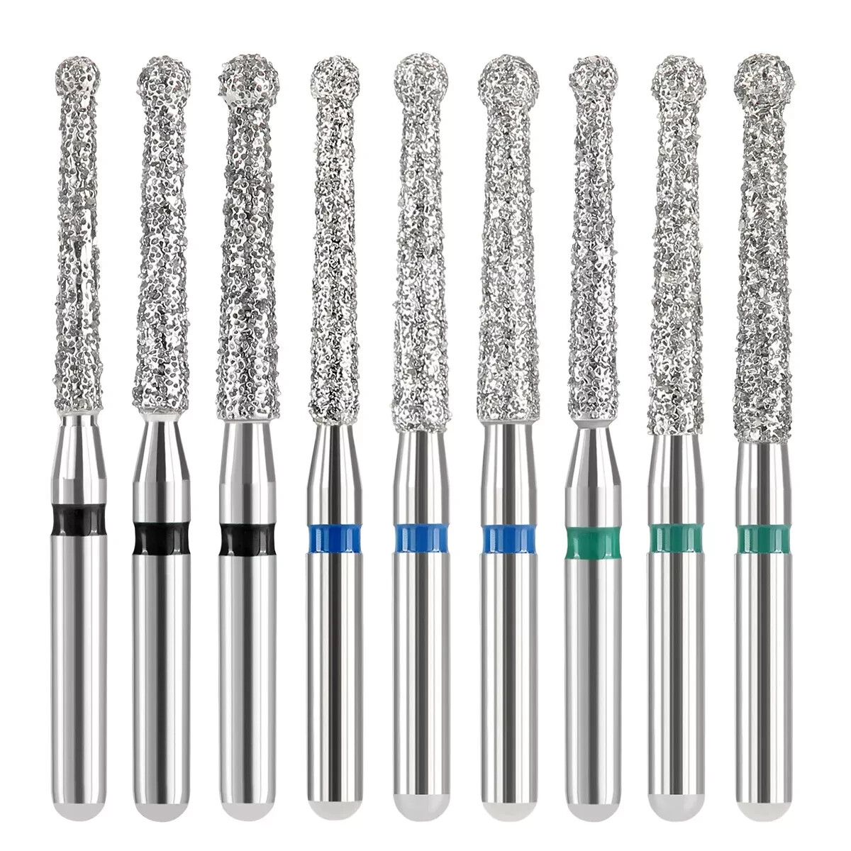 1-200Pack Dental Endo Diamond Burs 1.6mm For Opening preparing Endo Access Bur