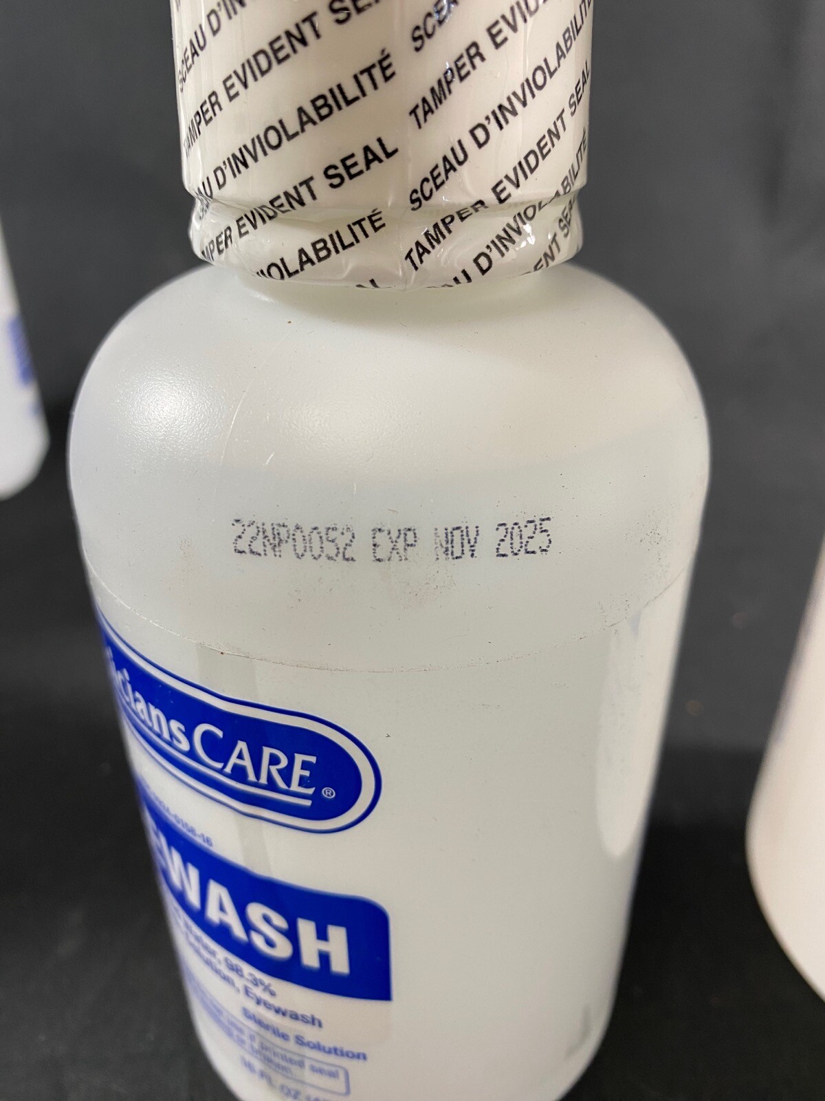 PHYSICIANSCARE Single Use Eyewash Bottle 16oz Ophthalmic Solution 36N057 (5/cs)