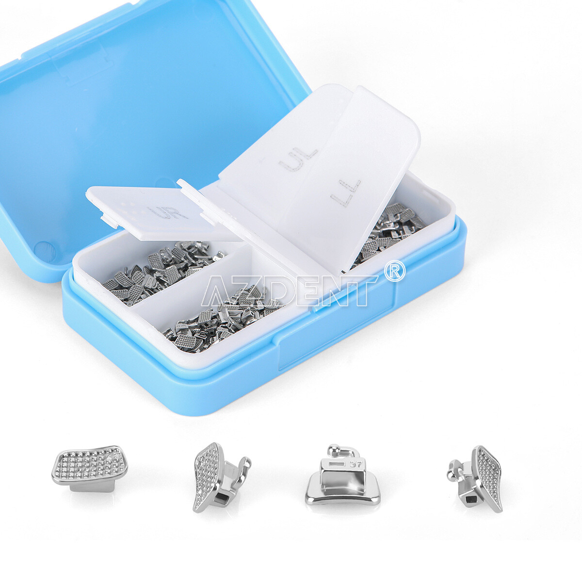 Tubos Bucales Adhesivos de Ortodoncia Dental Roth MBT 0.022/0.018 1º/2º Molar