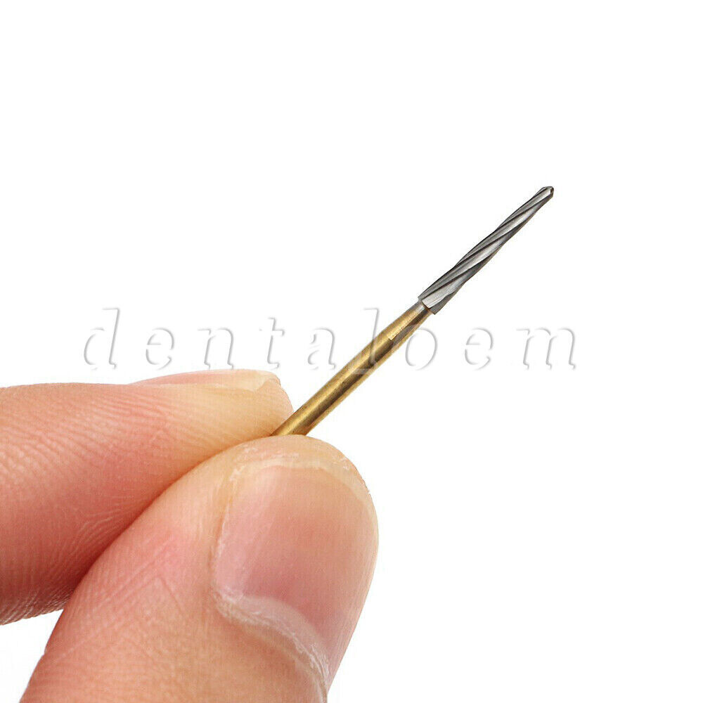 5Pcs Dental Endo-Z Titanium Tungsten Carbide High Speed Cutting Burs FG 1.60mm
