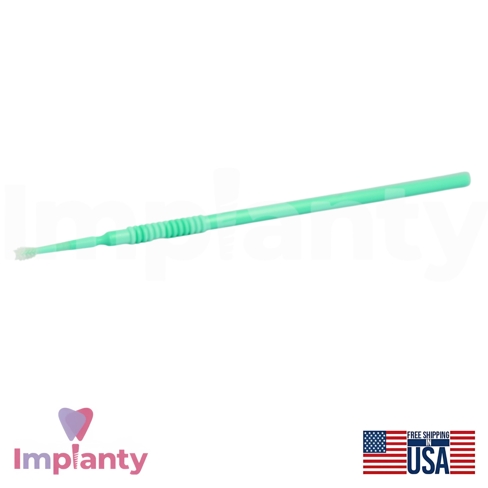 Micro Applicator Flock Free Brushes 50pcs Elastomer Bristles Material Placement