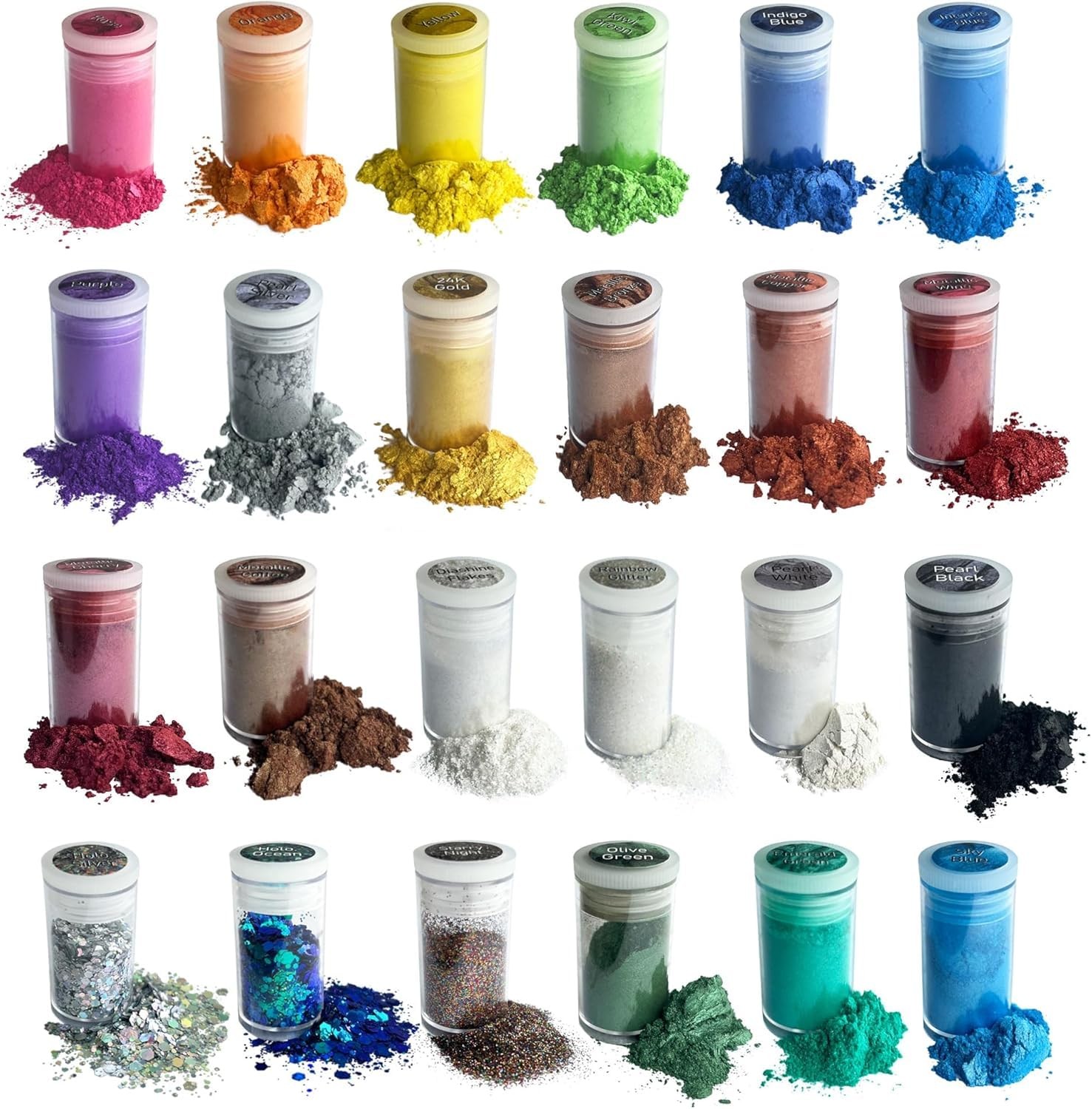 White,Balck,Silver,Gold,Yellow,Metallic,Orange,Rose,Purple,Blue,Green,Holo
