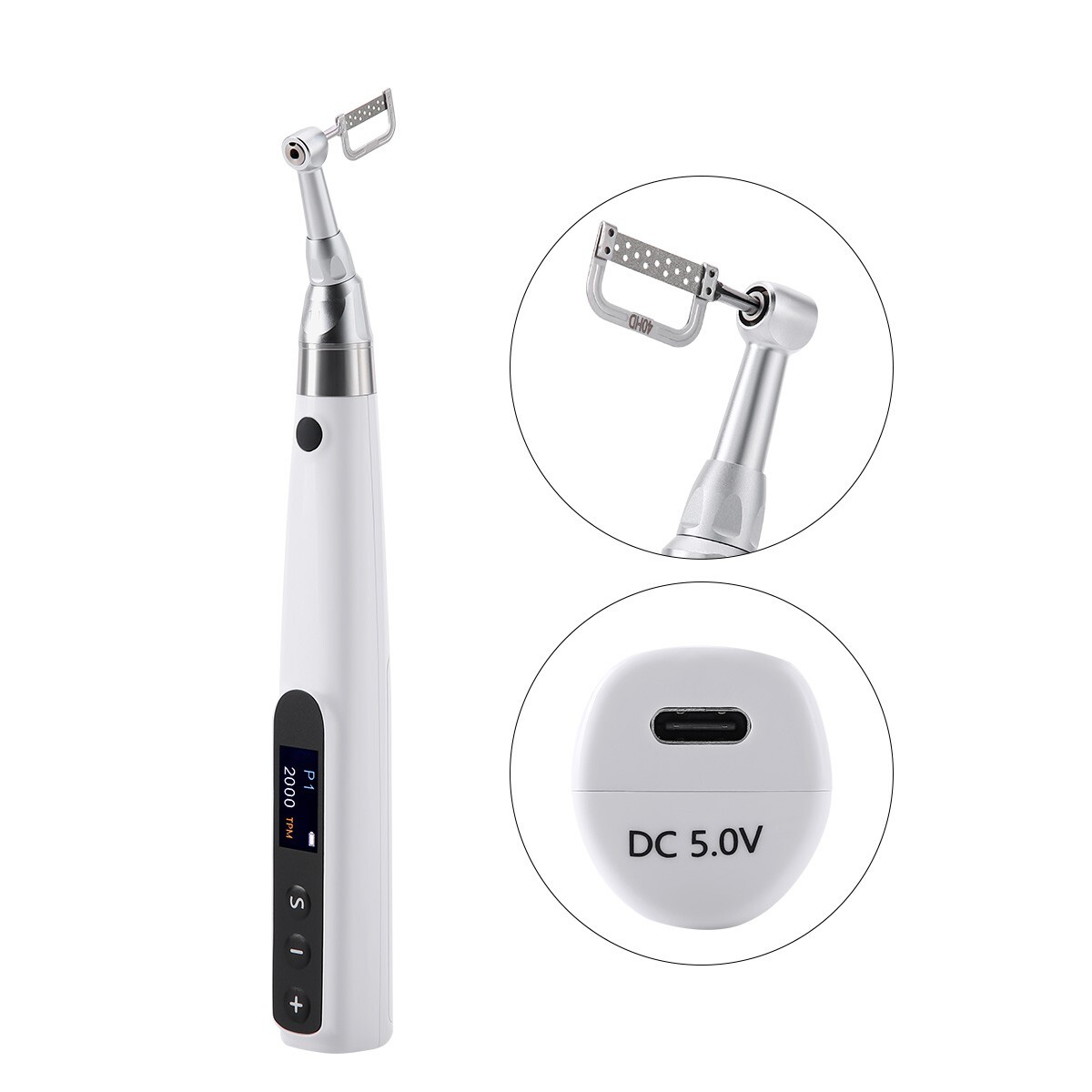 Dental Wireless Orthodontic Interproximal Stripping Handpiece+Strips /Brackets