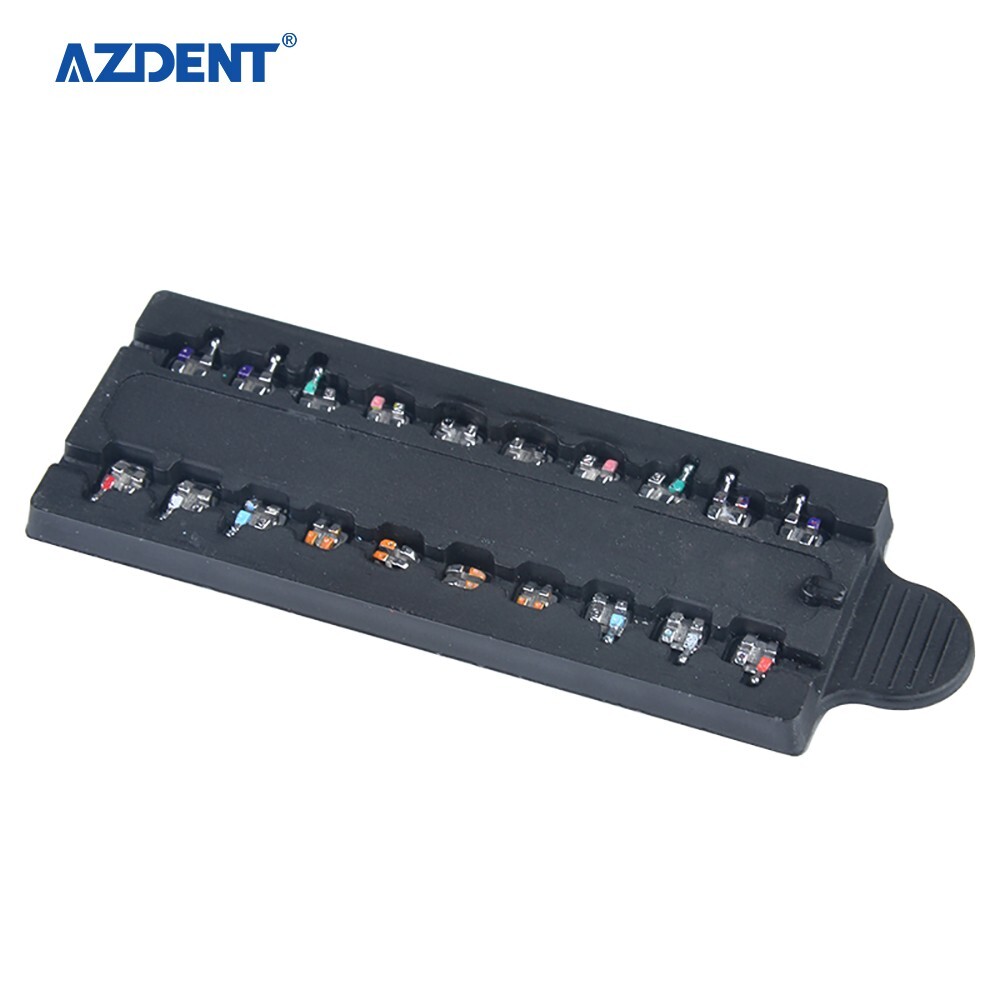 AZDENT Dental Orthodontic MIM Monoblock Bracket Braces Mini Roth 018 Hooks 3-4-5