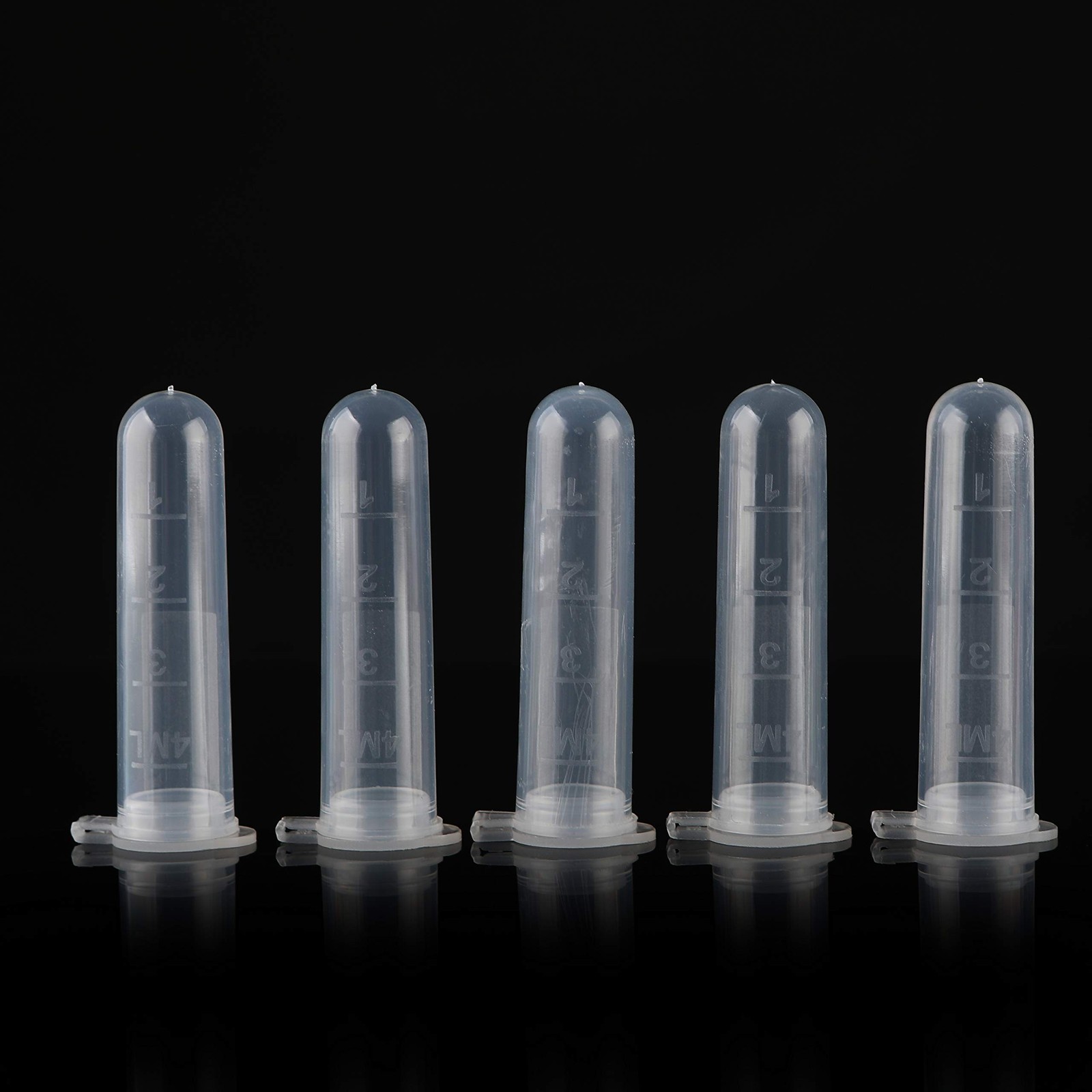 50 Pieces 5 ml Plastic Sample Vial Bottle Tubes for Storage Container Beads L…