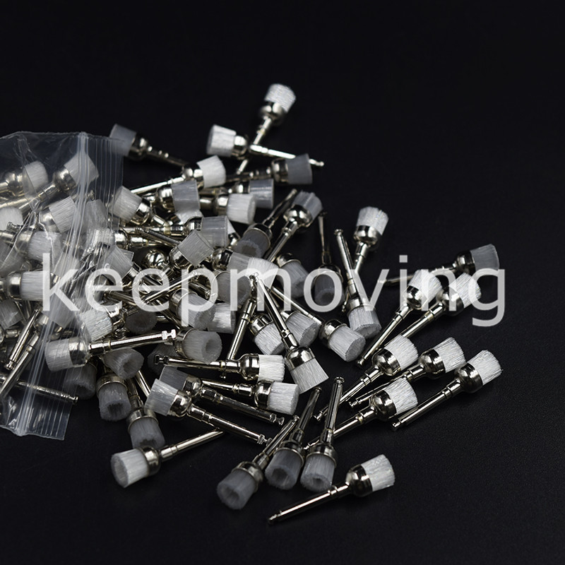 100x Disposable Dental Prophy Brush Cup Polishing Polisher 7 Types Flat Tapered