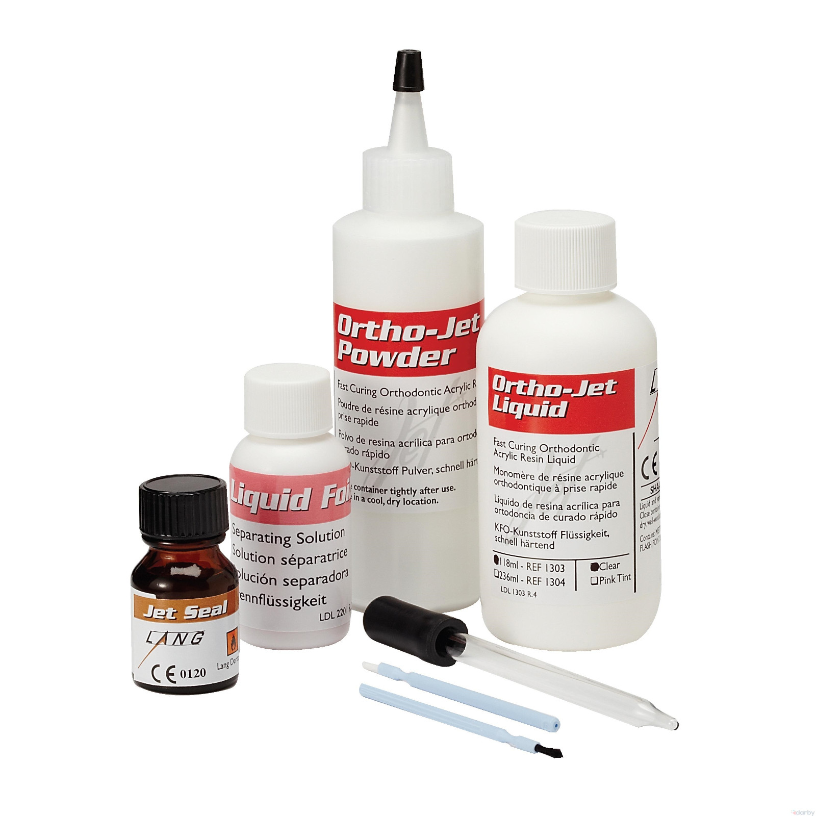 Lang Jet Denture Repair Acrylic Resin Liquid&Powder