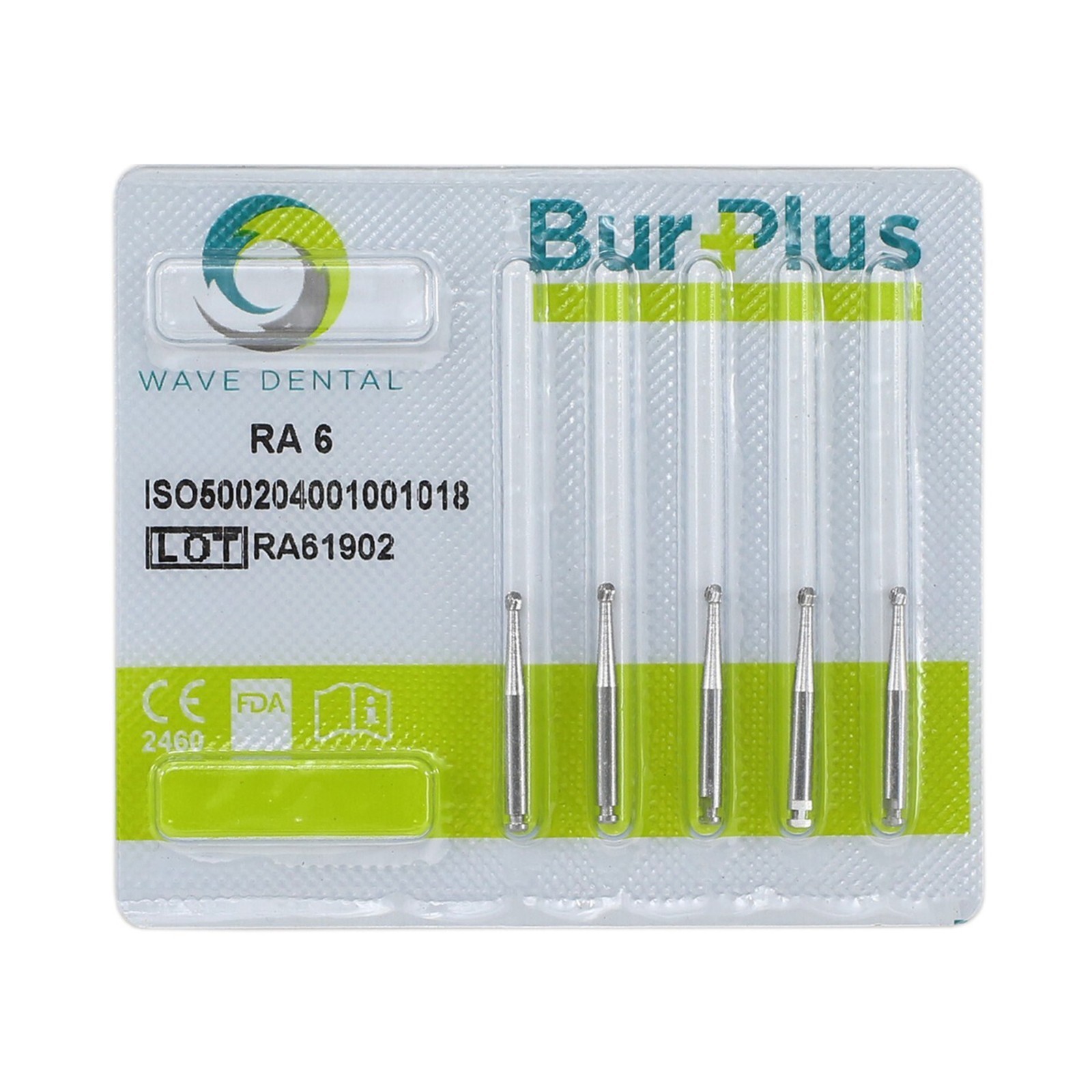 Wave Dental Carbide RA Latch Burs Taper Fissure Round Surgical Bur 4 8 701 557