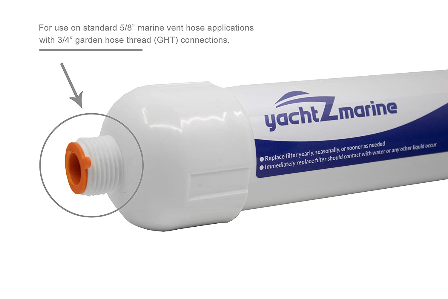 YachtZmarine Holding Tank Vent Filter – Direct Generic Replacement for: Dometic,