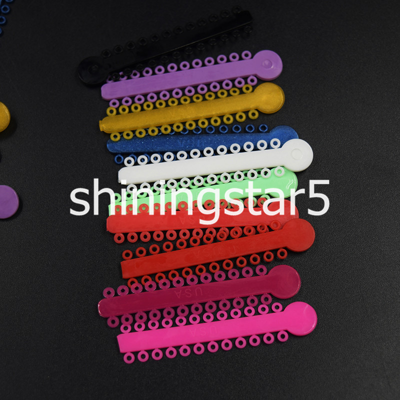 1040 Dental Orthodontic Ligature Ties Elastics Rubber Band Ligaduras Elastomeric