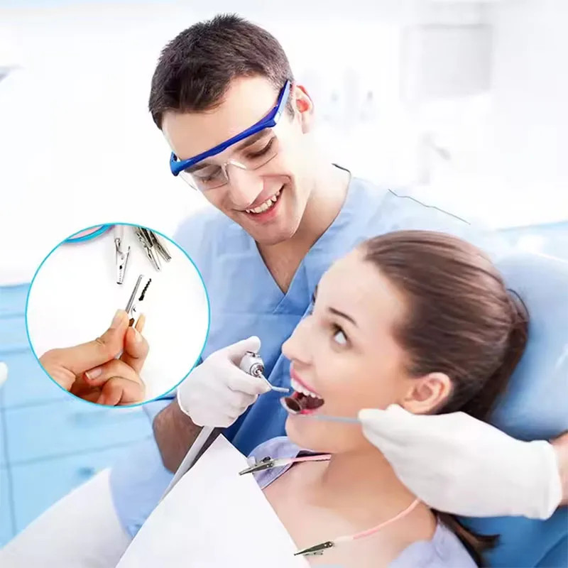 Assorted Colors Premium Dental Bib Clips Napkin Holders for Dentist