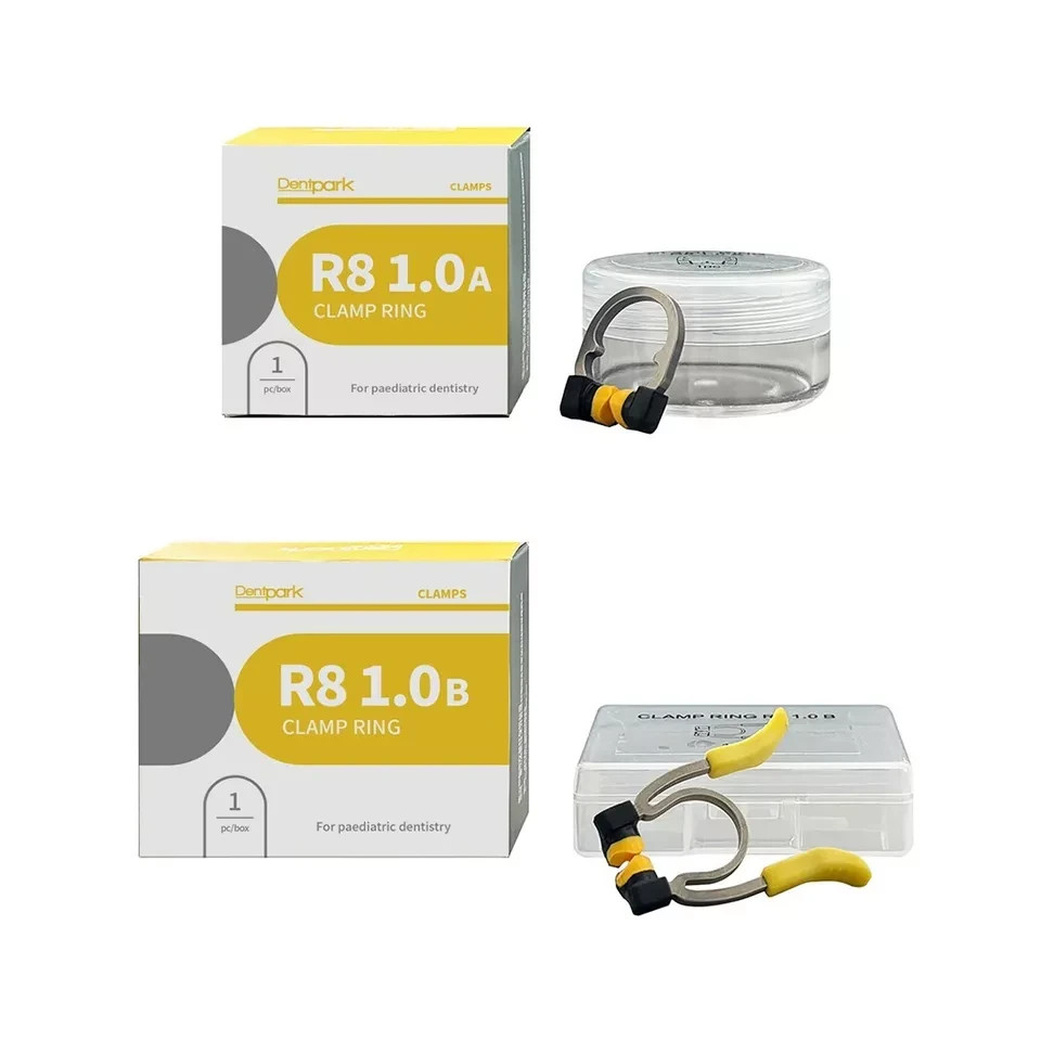 2 Type Dental Matrix System Clamp Ring R8 Niti Nickel Titanium Alloy for Kids