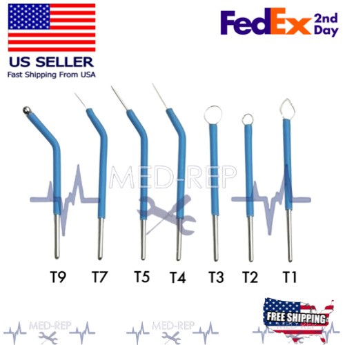 New!! Bonart Electrode Set For The ART-E1 Electrosurgery 7 Tips – Dental