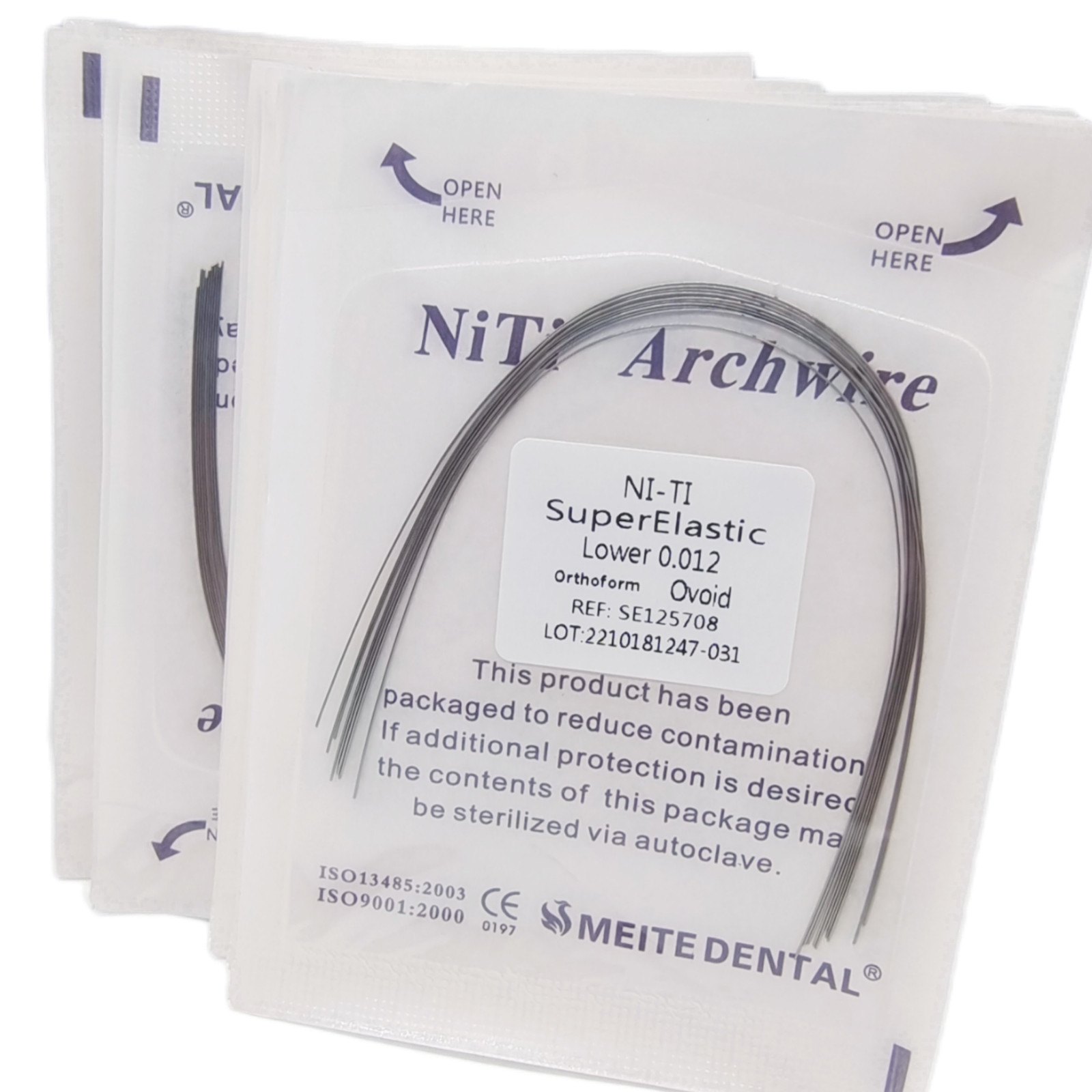 Dental Orthodontic Brackets Braces /Supper Elastic Niti Arch Wires