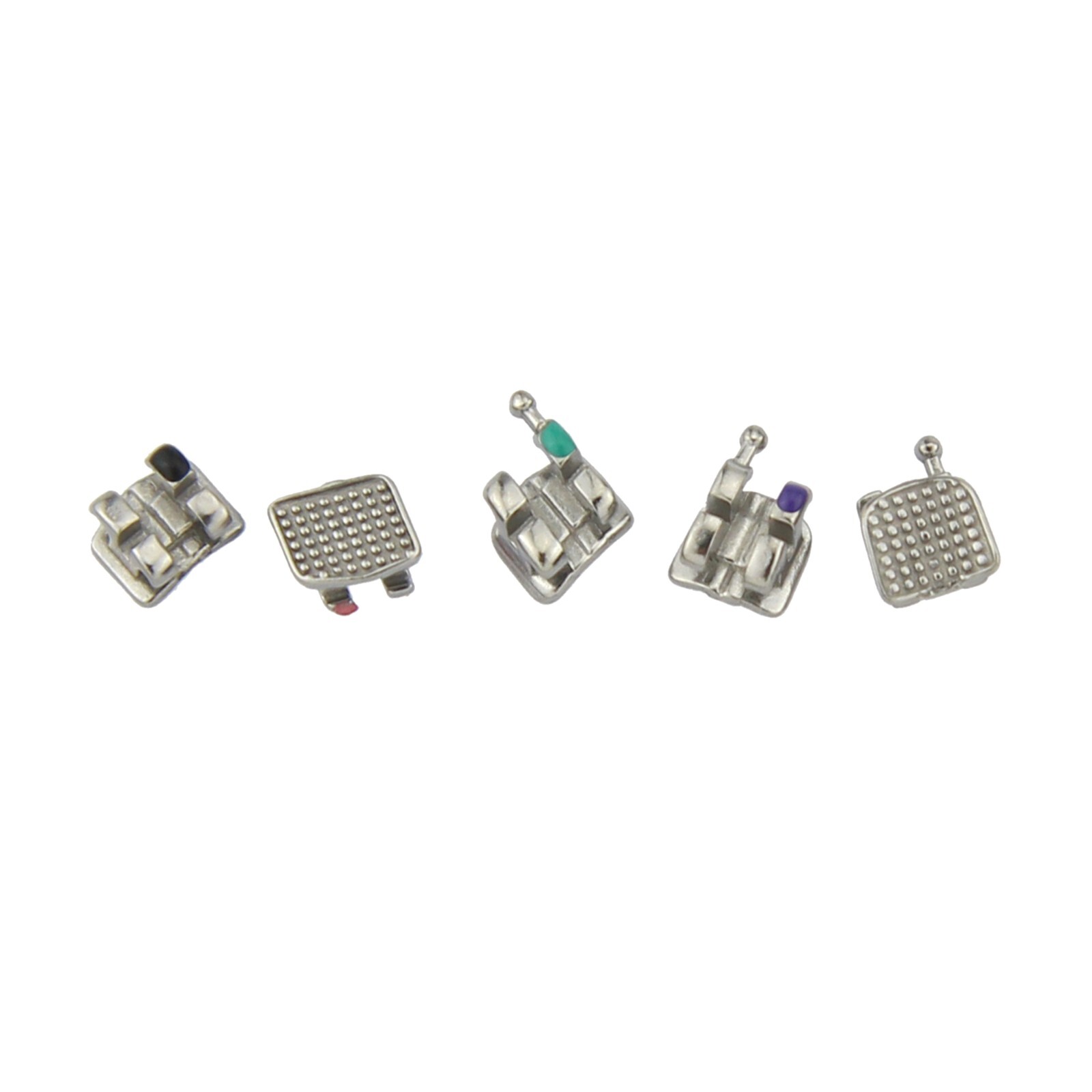 Dental Orthodontic Brackets Metal Brace MIM MINI Roth MBT 022 018 345 With Hooks