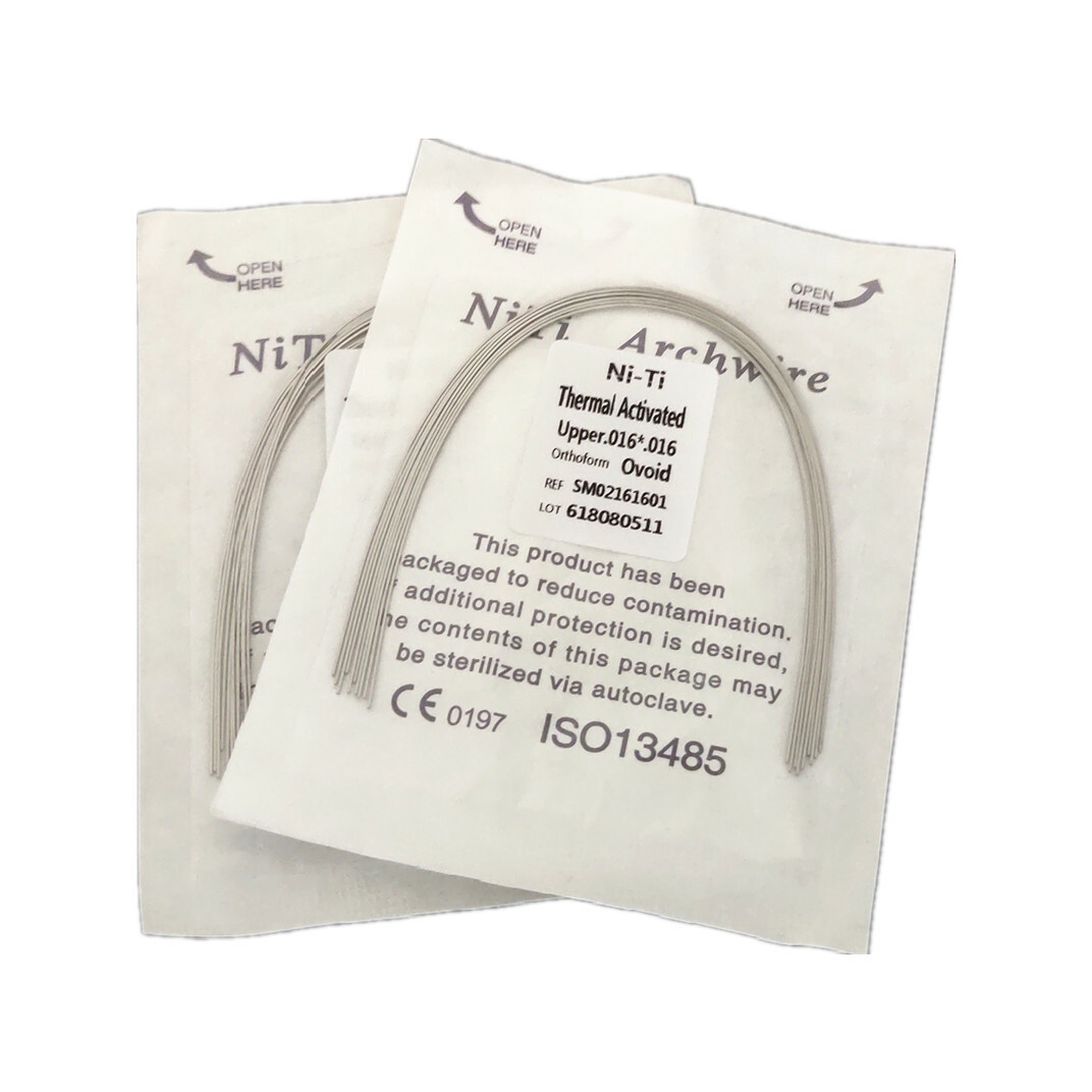 20Packs Dental Orthodontic Heat Thermal Activated Niti Rectangular Arch Wires