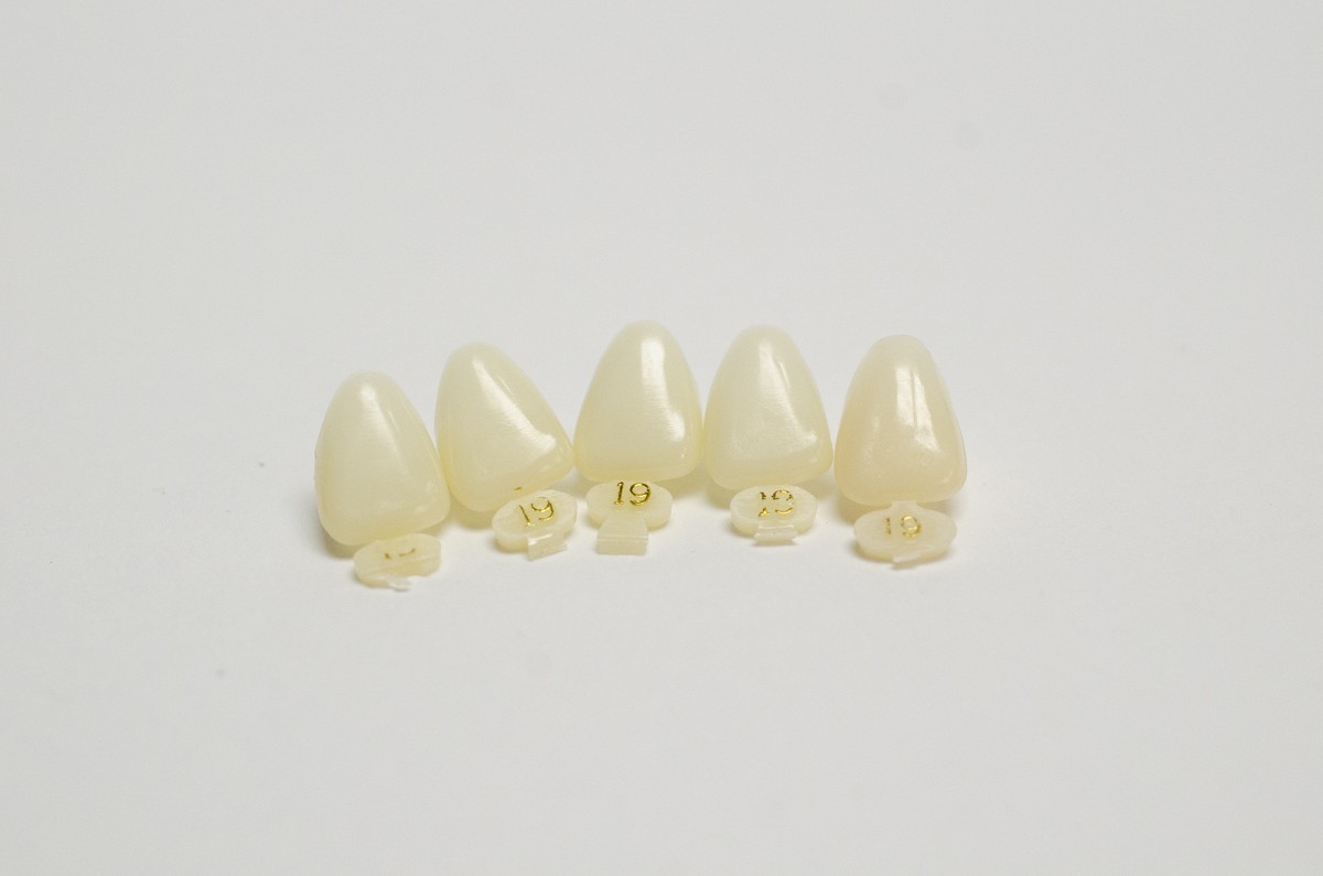 DENTAL POLYCARBONATE TEMPORARY CROWNS #19 (ULC) UPPER LEFT CENTRAL 5/PACK