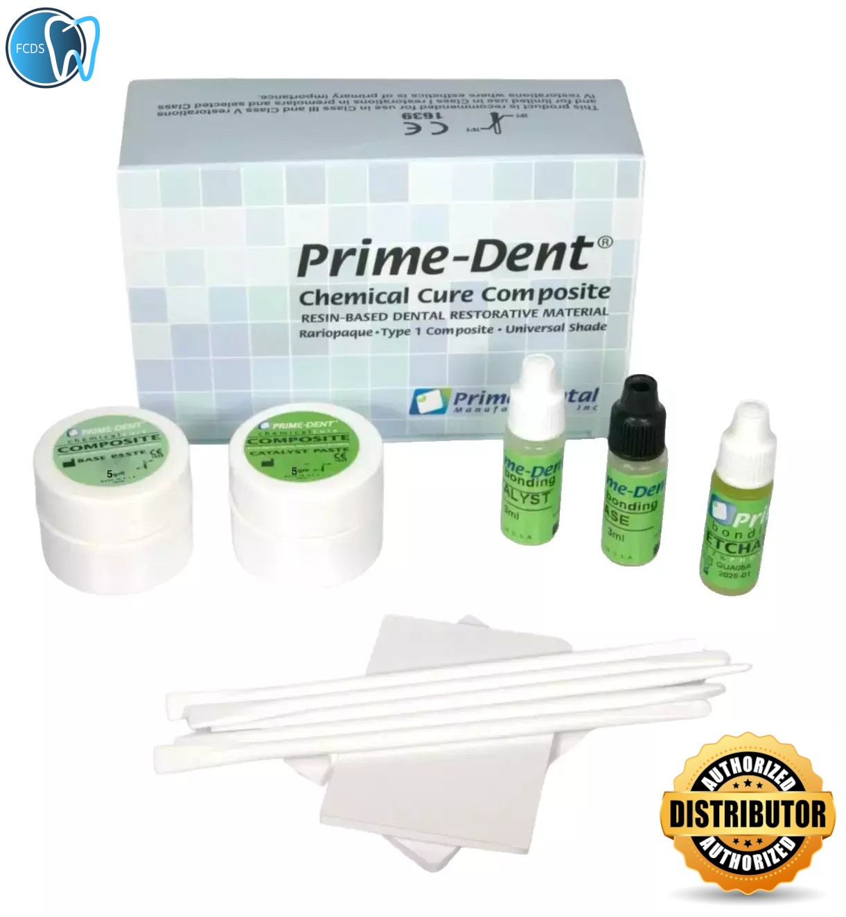 Prime-Dent Dental Self Cure Composite Cracked Tooth Kit Repair 5 Grams