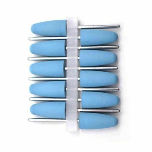 50 Pcs Dental Lab Silicone Rubber Polishers Diamond Polishing Burs 2.35 mm
