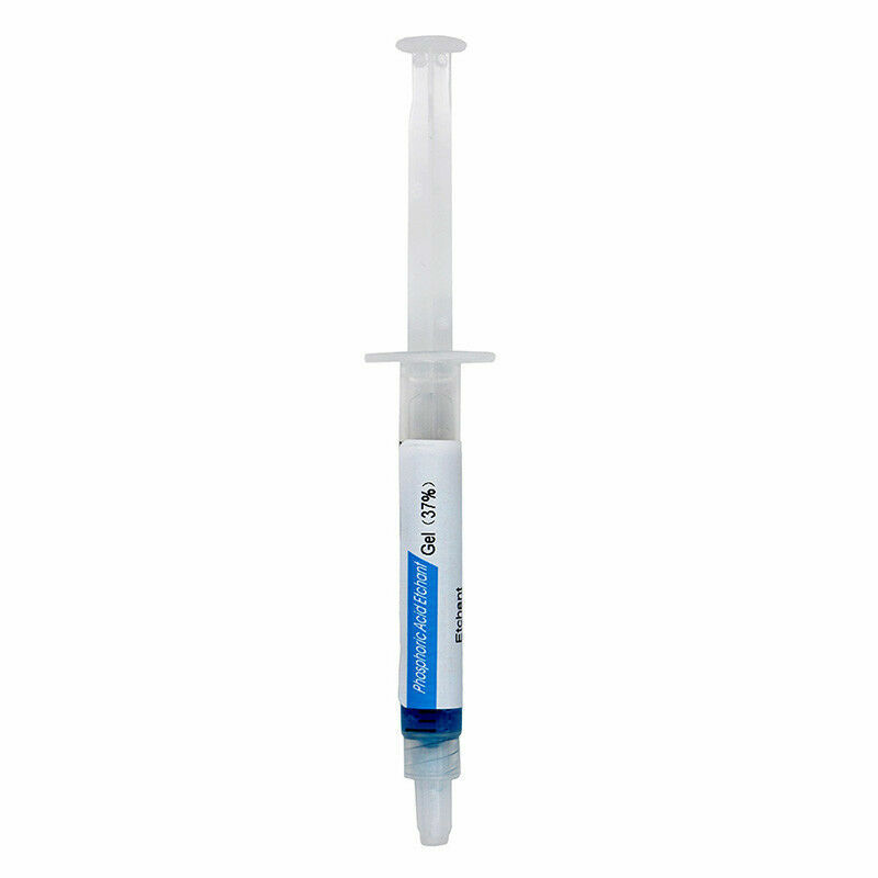 CE Dental Orthodontic Adhesive Curing Light Adhesive paste in syinges blue glue