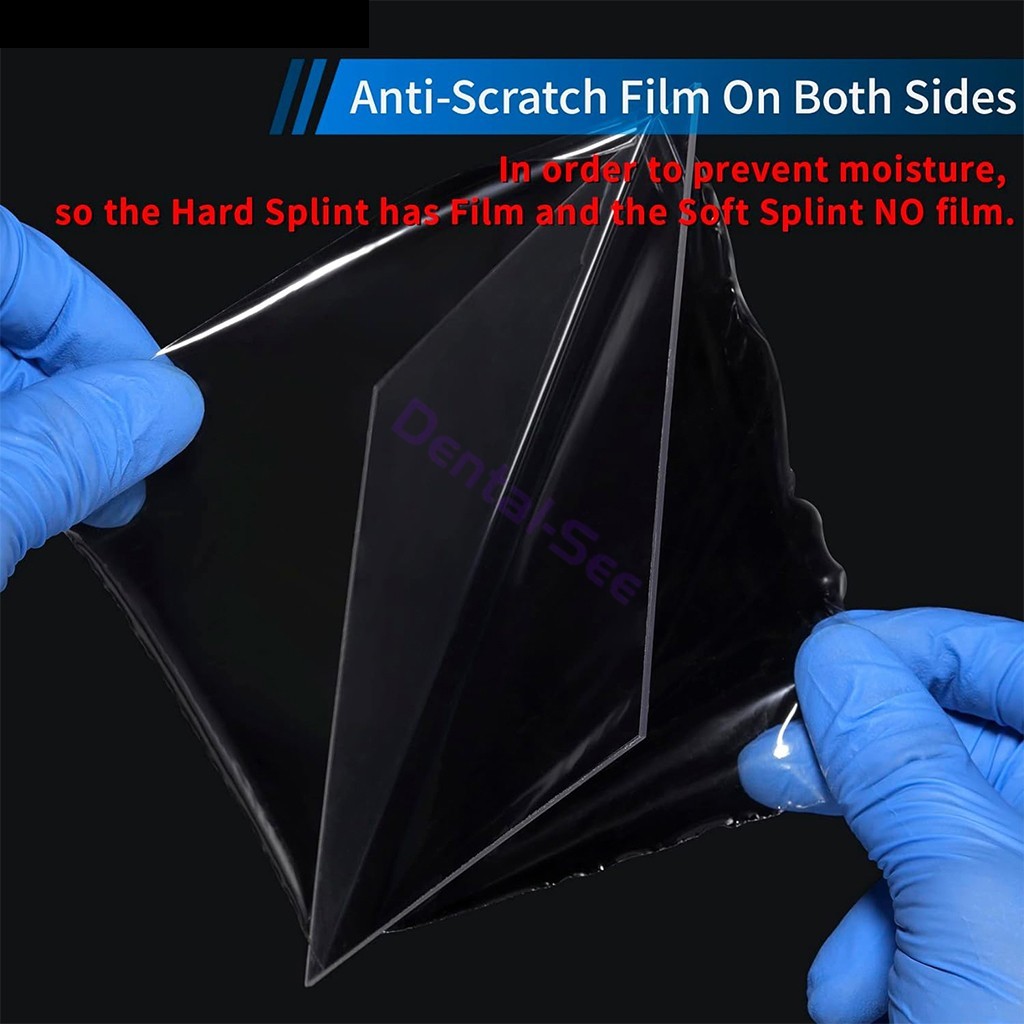 Dental Vacuum Forming Sheets Lab Hard/Soft Splint Thermoforming Material