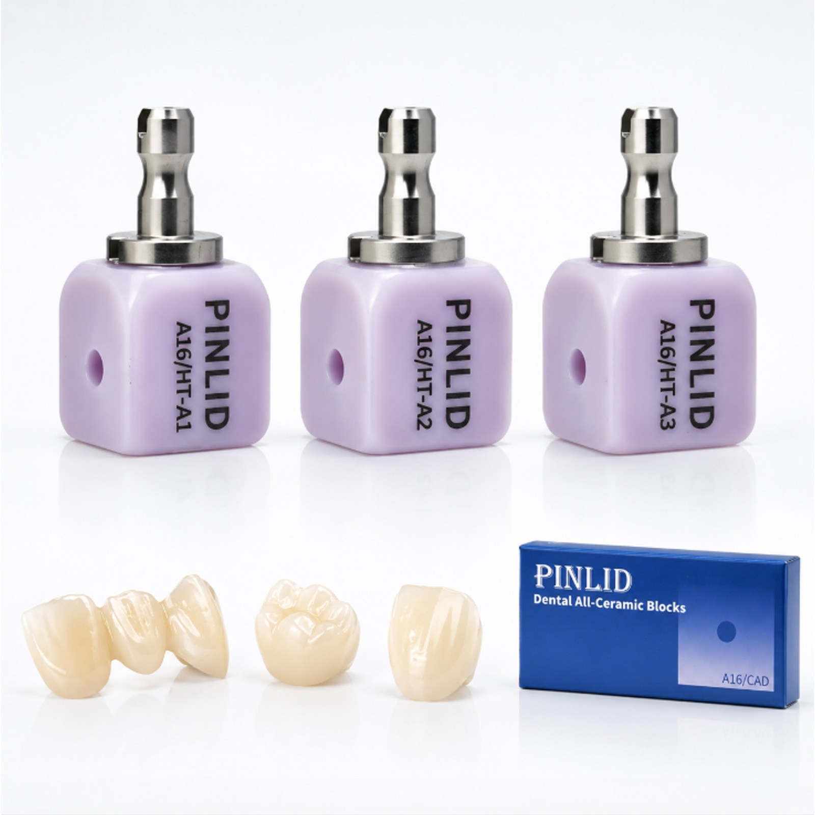 C14 B40 A16 Lithium Disilicate Glass Block for CEREC inLab Dental Restoration