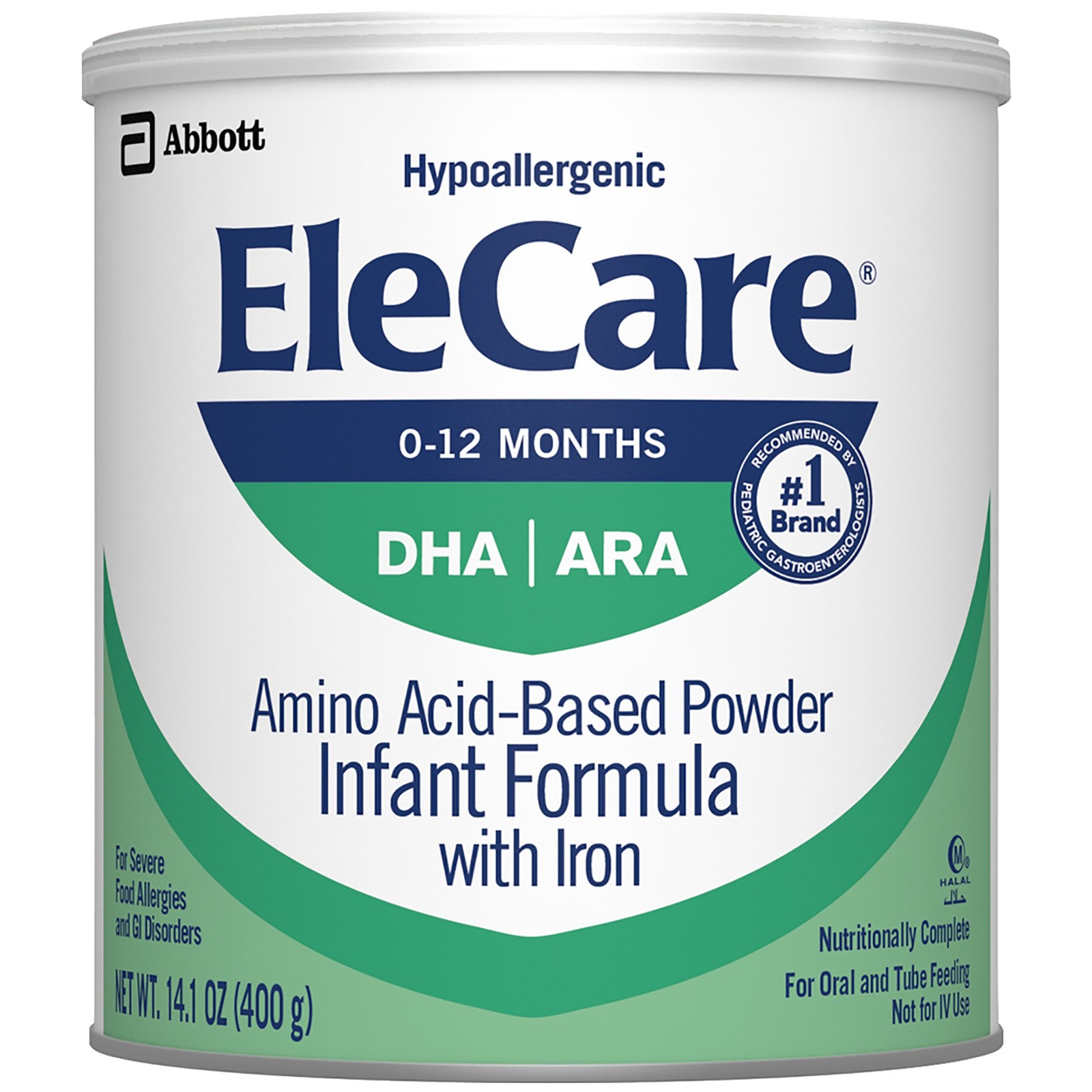 EleCare® with Iron Powder Infant Formula, 14.1-ounce can – Each
