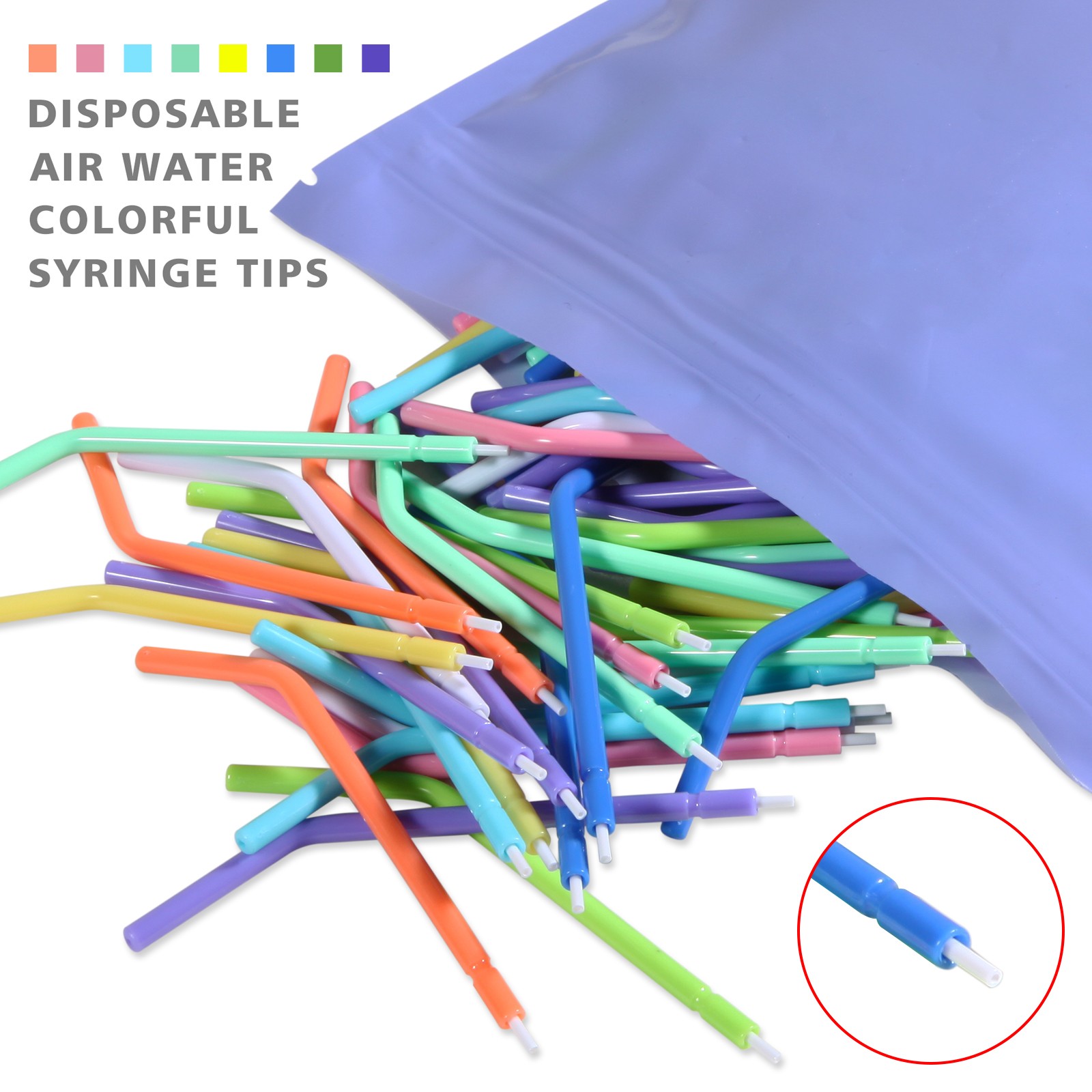 5 Packs Dental Fiber Post Resin Screw Thread Quartz Drills Yellow/Red Yabangbang