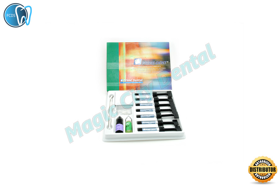 Prime-Dent Dental Hybrid Light Cure Composite 4.5 gm Syringe – (Choose a Shade)