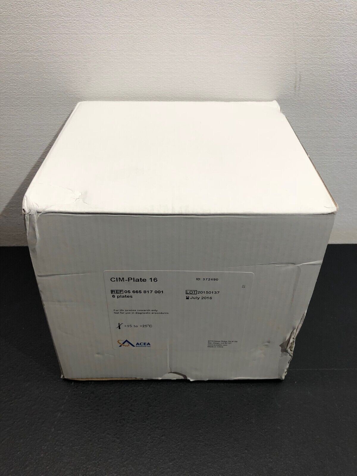 Acea Biosciences REF 05 665 817 001 CIM-Plate 16 7 Plates