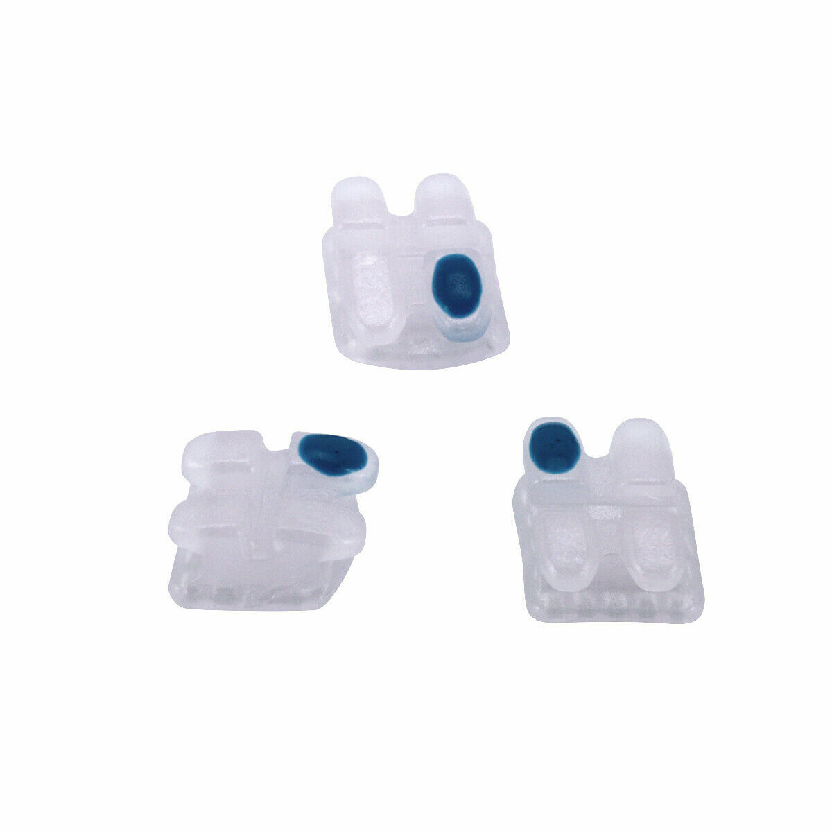 Dental Orthodontic Ceramic Brackets Braces Roth MBT 0.022/018 Hooks 3 4 5 AZDENT