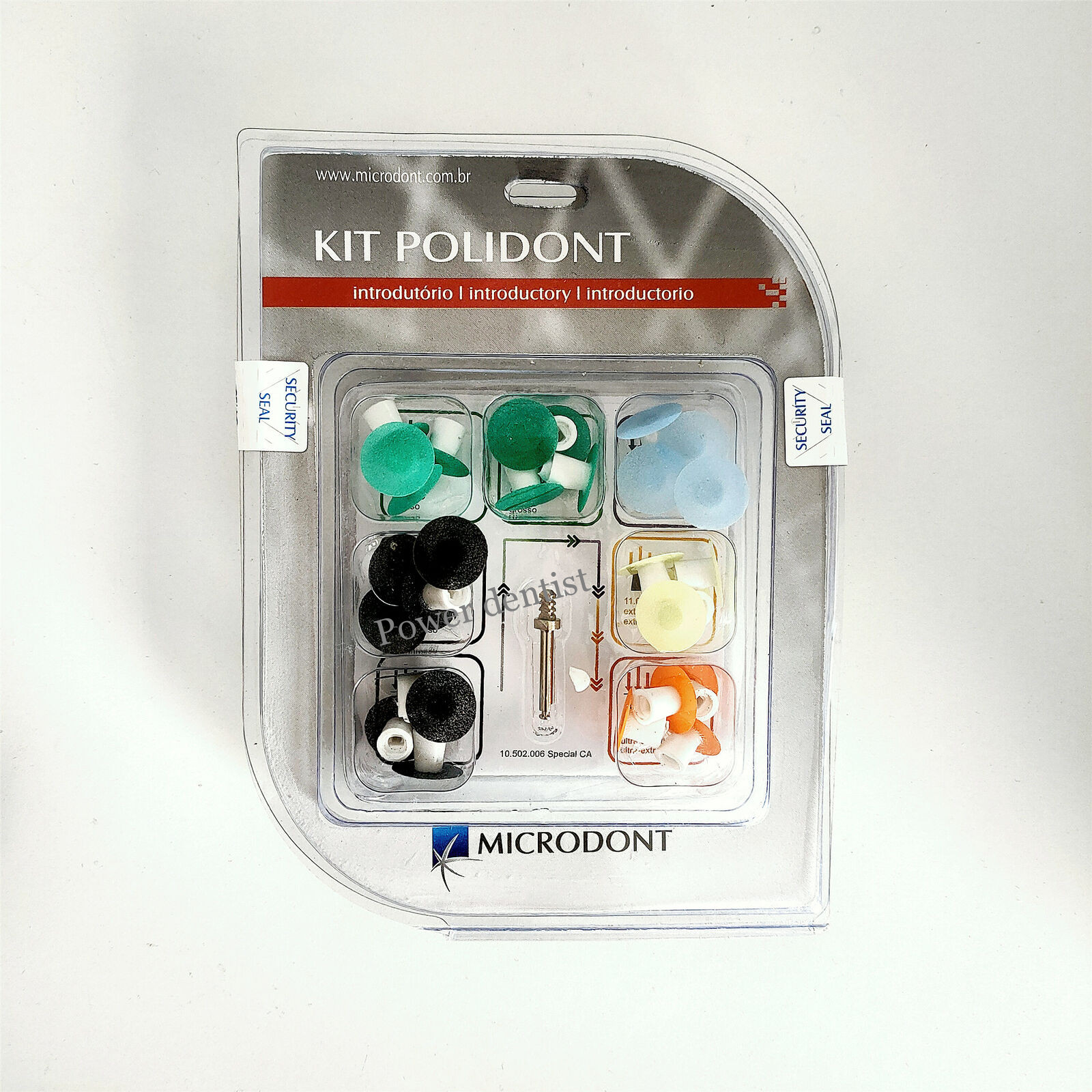 1Box Dental Microdont Rubber Polisher Kit Polidont Composite Polishing Disc
