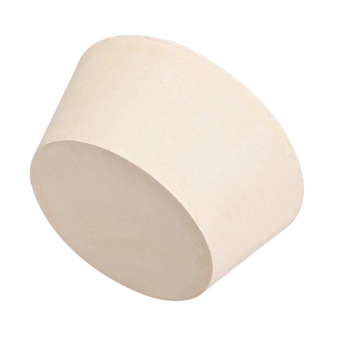 White Tapered Shaped Solid Rubber Stopper for Lab Tube Stopper Size 20