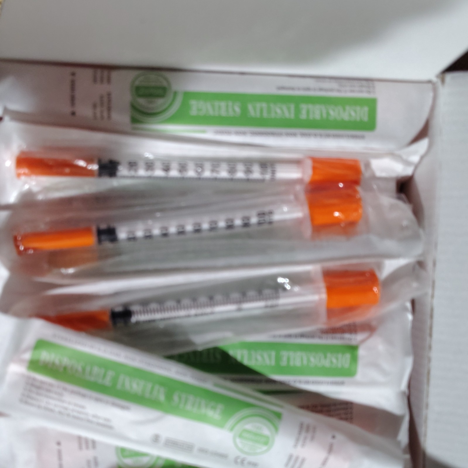 1mL Sterile Disposable Syringe Luer Lock Tip Medical Lab ISO13485 CE 0197