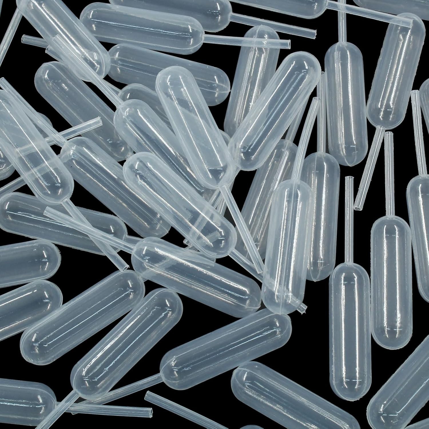 120 Pcs 4ml Clear Plastic Pipettes Mini Squeeze Droppers for Cupcakes & Desserts