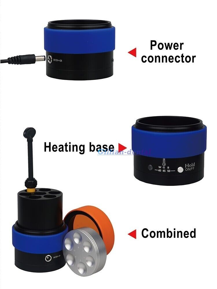 Dental Composite Resin Heater Material Warmer Soften Warmer 40/45/50℃ US/EU Plug