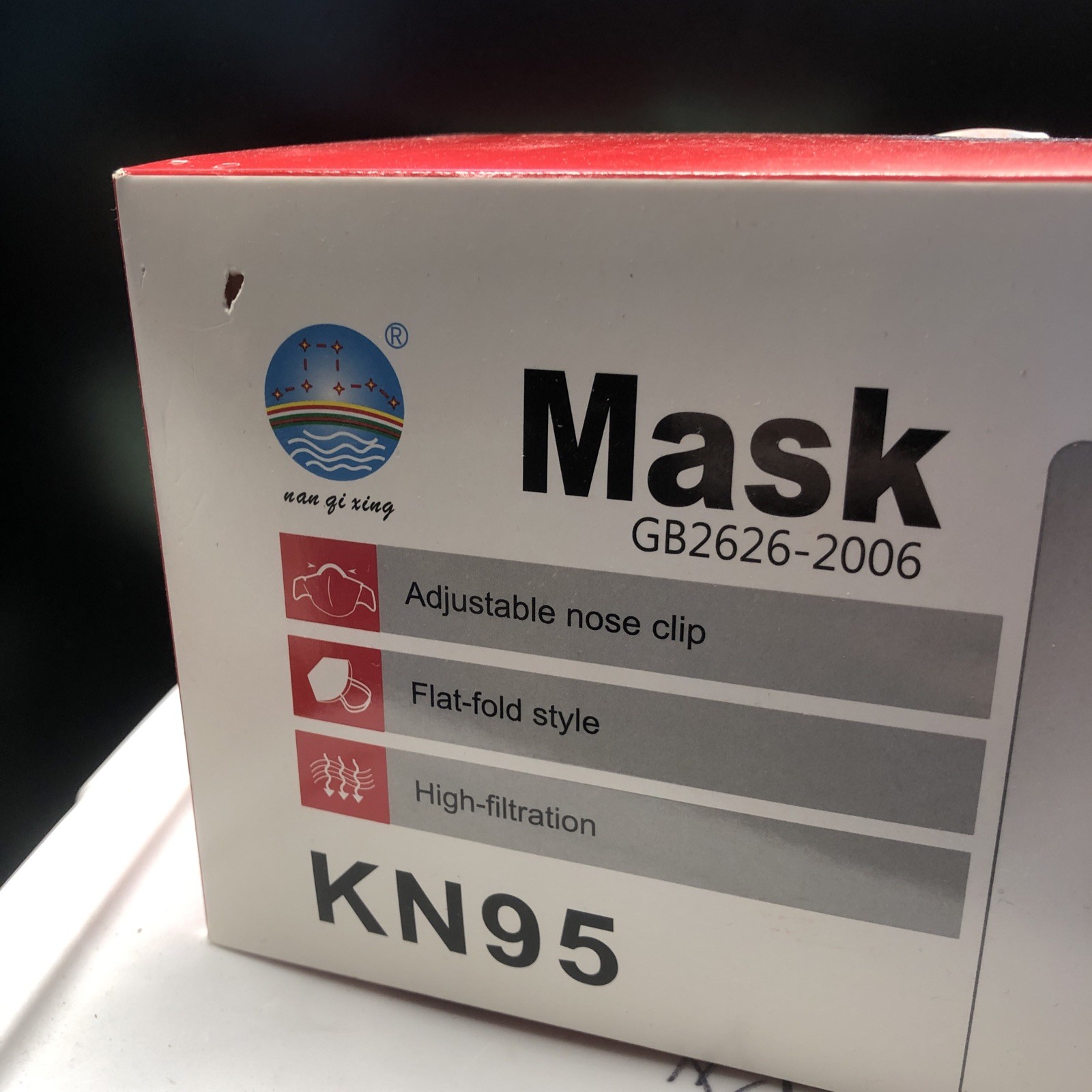KN95 GB2626-2006 Disposable Protective Mask 50 Pack
