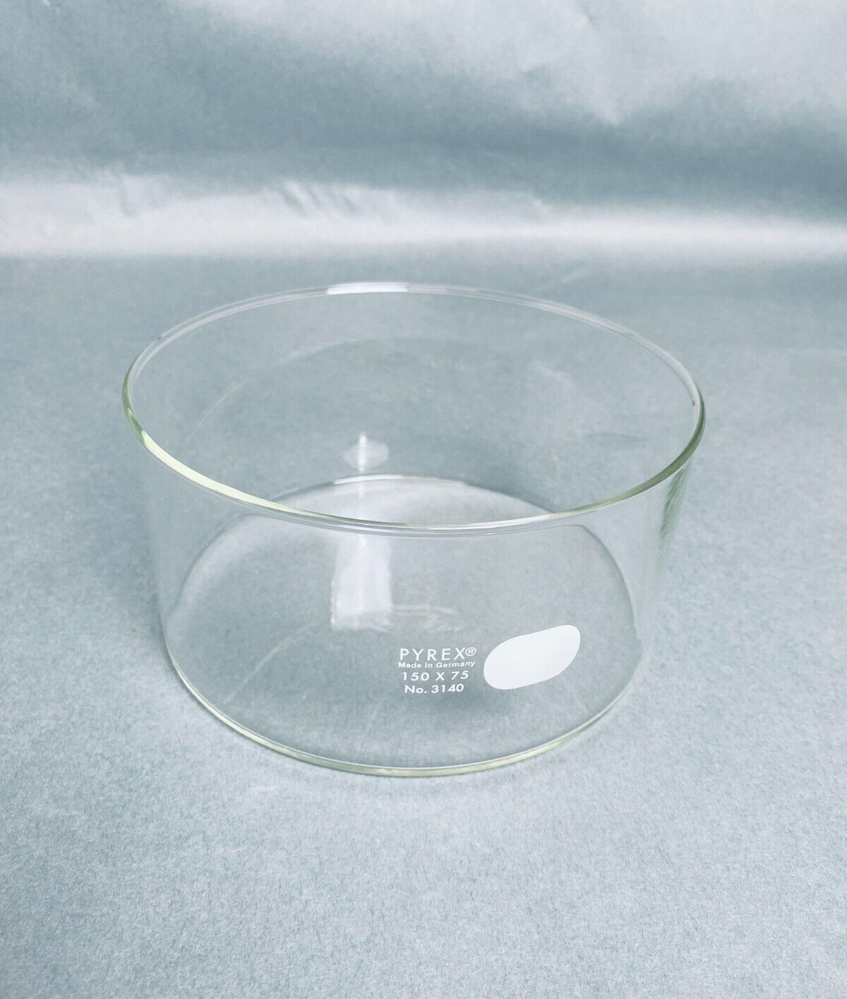 Corning Pyrex Crystalizing Dish 1200 ml 150 x 75 mm with Heavy Duty Rim 2 Dishes